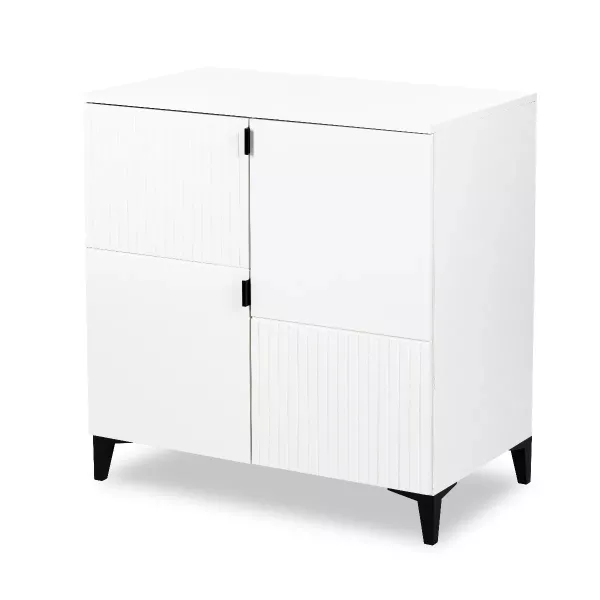 Komoda dla dzieci MIA MINI 80 biała/czarna