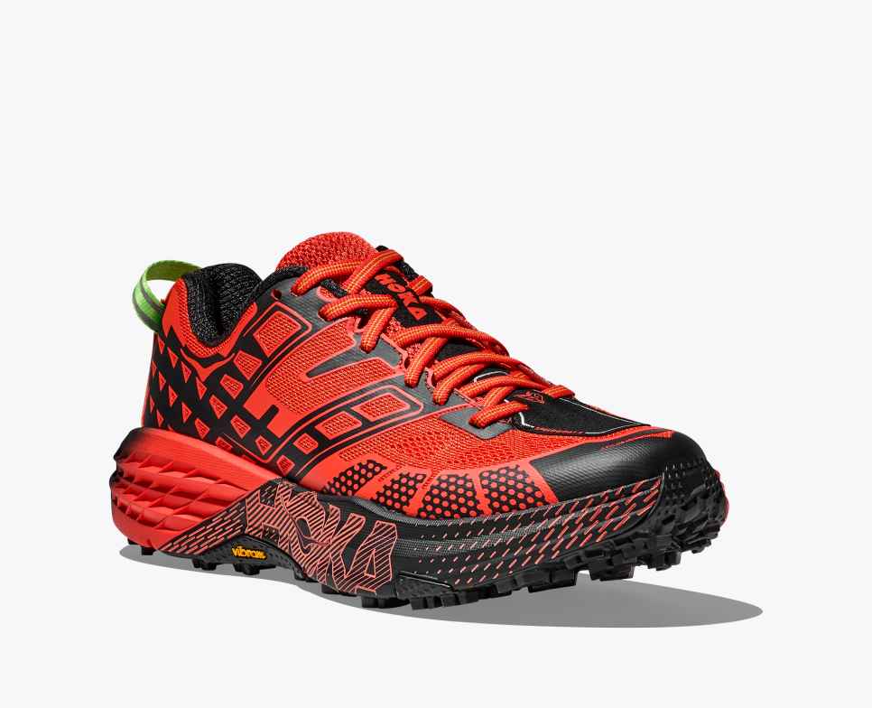 HOKA Speedgoat 2 Tomate / Vert électrique