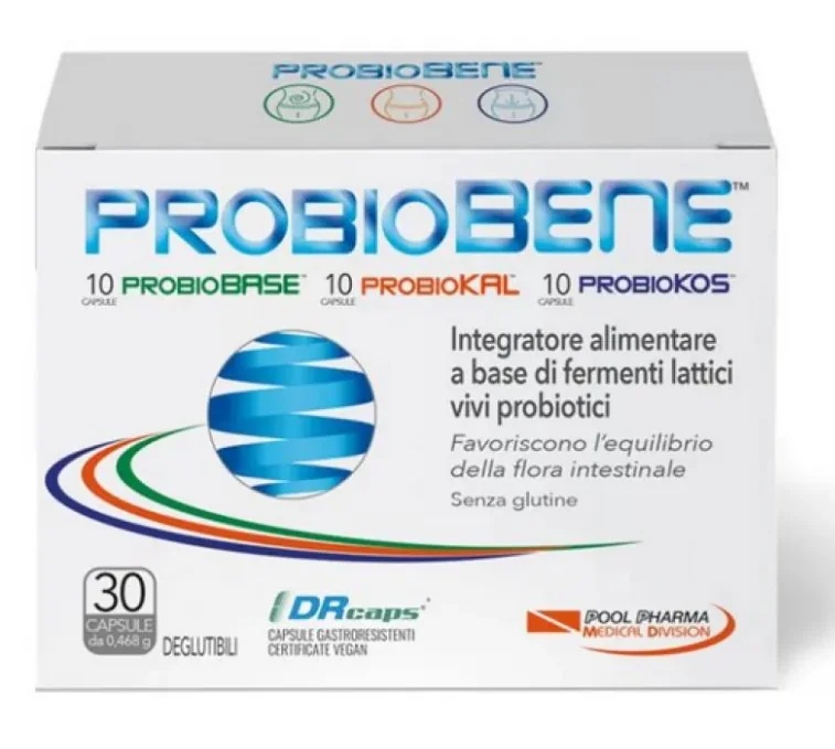 POOL PHARMA Probiobene 30 gélules probiotiques