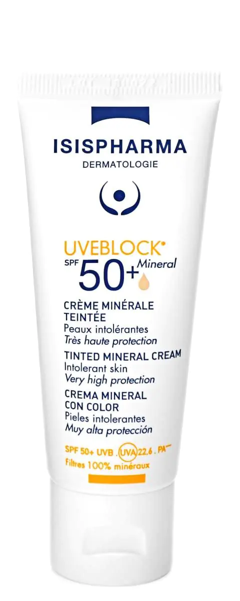Isispharma Uveblock SPF50+ - Krem mineralny koloryzujący 40ml