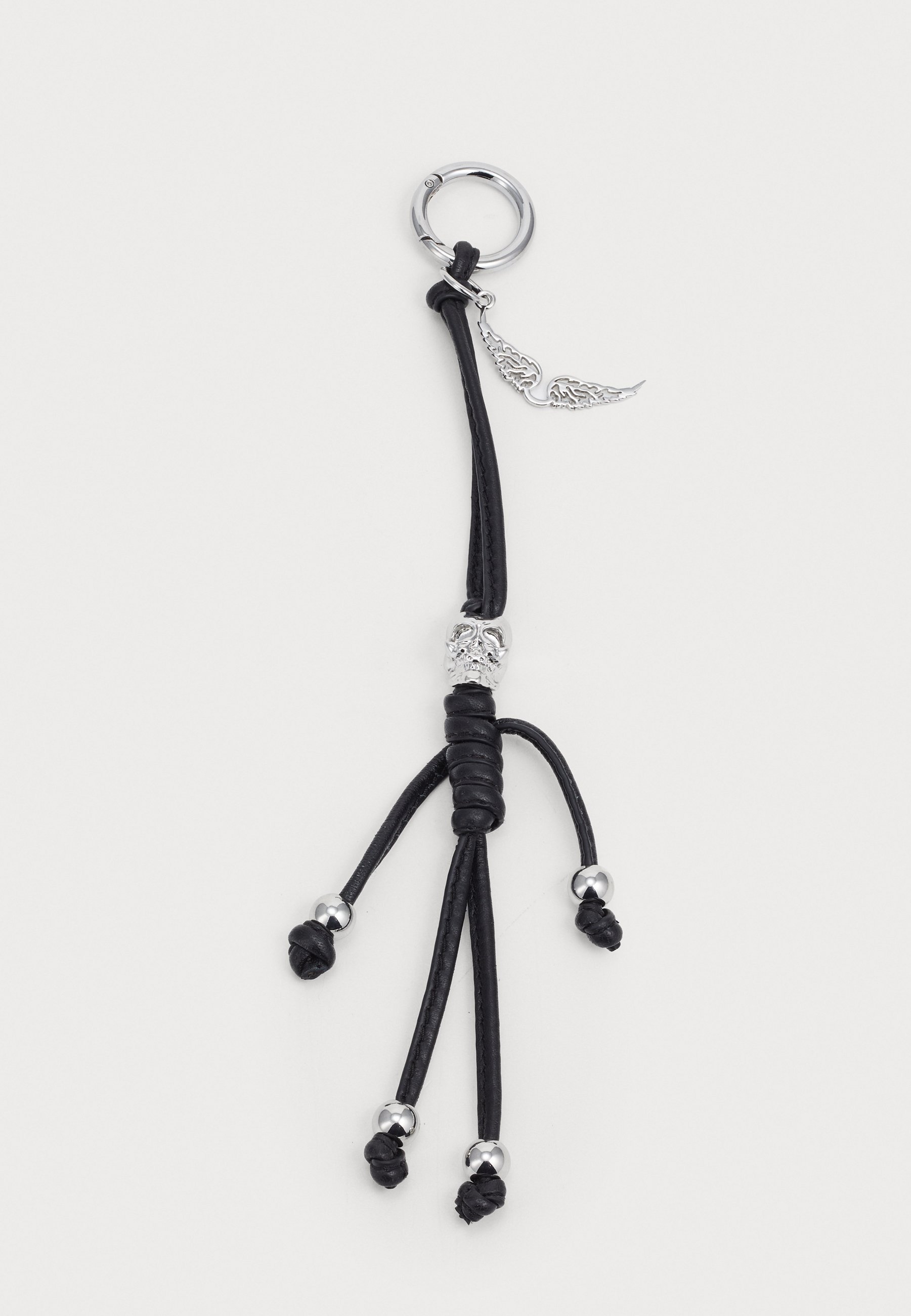 Zadig & Voltaire Skull sleutelhanger glad - Sleutelhanger - zwart