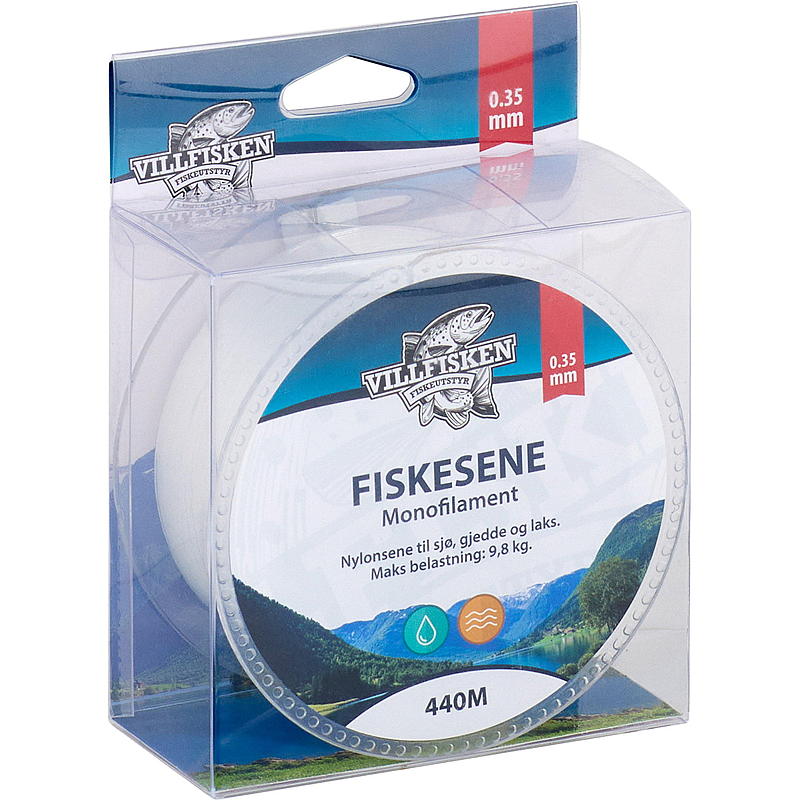 Villfisken Fisklina mono 0,35 mm, 440 m, Villfisken
