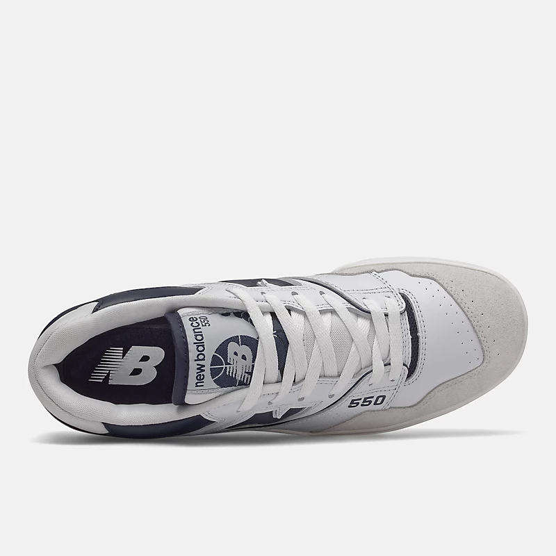 Unisex BB550 - Biały z motywem Team Navy