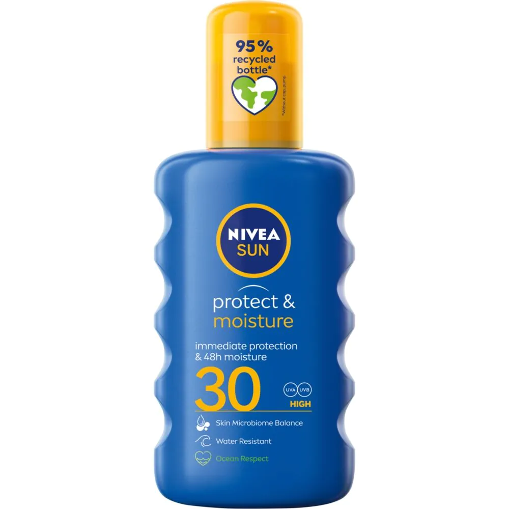 Nivea Sun Nawilżający Balsam w sprayu do opalania SPF30