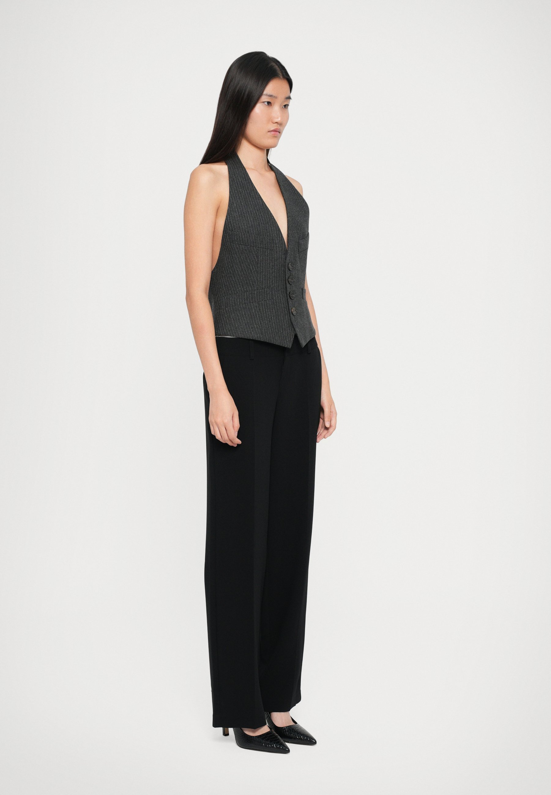 Dsquared2 BIANCA PINSTRIPE - Vest - antraciet