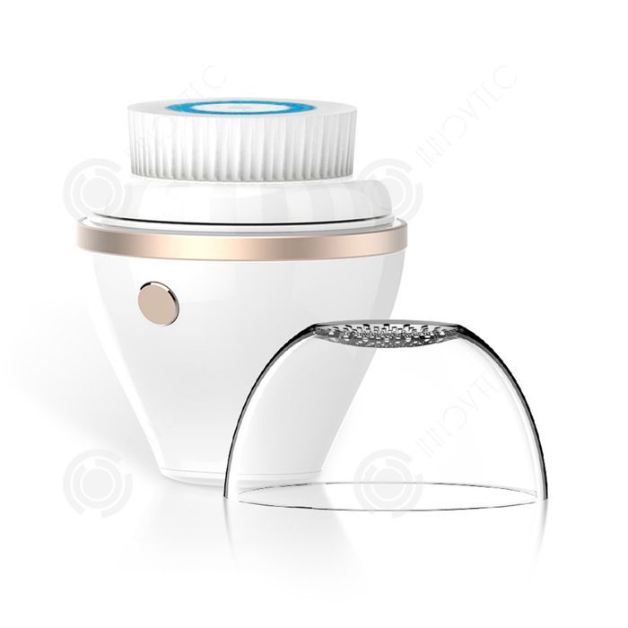 INN Brosse Nettoyante Visage 2 vitesses 300mAH Nettoyant visage à ultrasons en silicone Corps entièrement imperméable Brosse