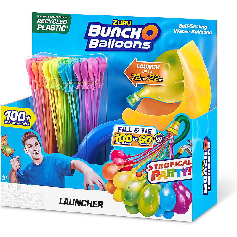 Bunch O'Ballons Vattenballonger 100 st. med startanordning