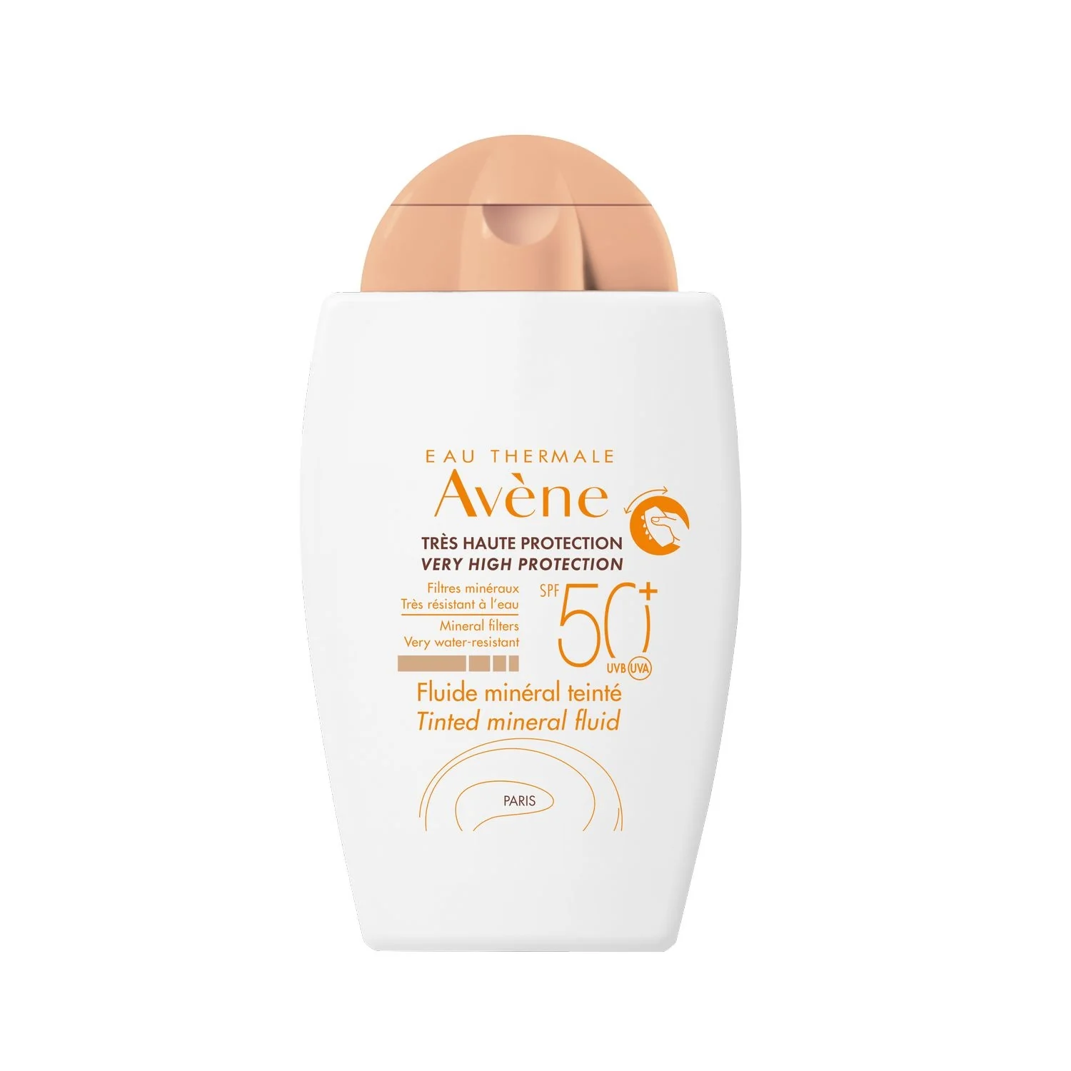 Suncare Fluido Viso Minerale Colorato SPF50+ - Solare viso alta prot., Make Up  Solare viso