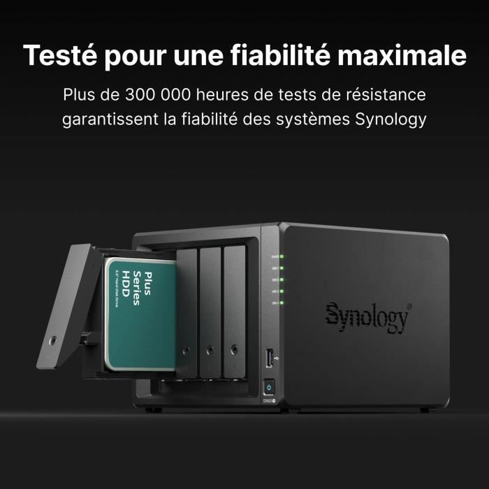 4 TB internal hard drive - SYNOLOGY - HAT3300-4T - SATA 6 GB/s - 5400 RPM