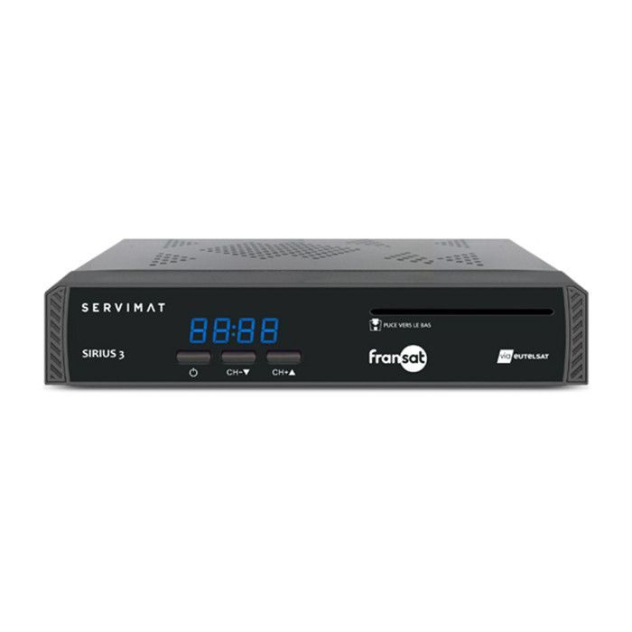 SERVIMAT Pack: 2x HD Satellite TV Receivers + FRANSAT PC7 Card + HDMI Cable