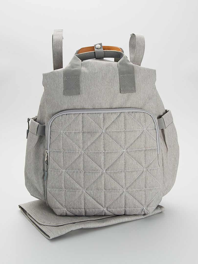 Mochila para fraldas - CINZA