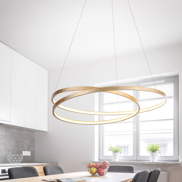 LED-Pendelleuchte Roman, Ø 72 cm