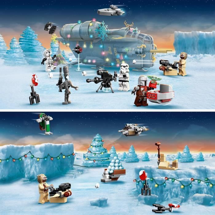 LEGO® 75307 Star Wars Advent Calendar 2021 Toy for Children Ages 6+, The Mandalorian Gift Idea for Christmas, Minifigure