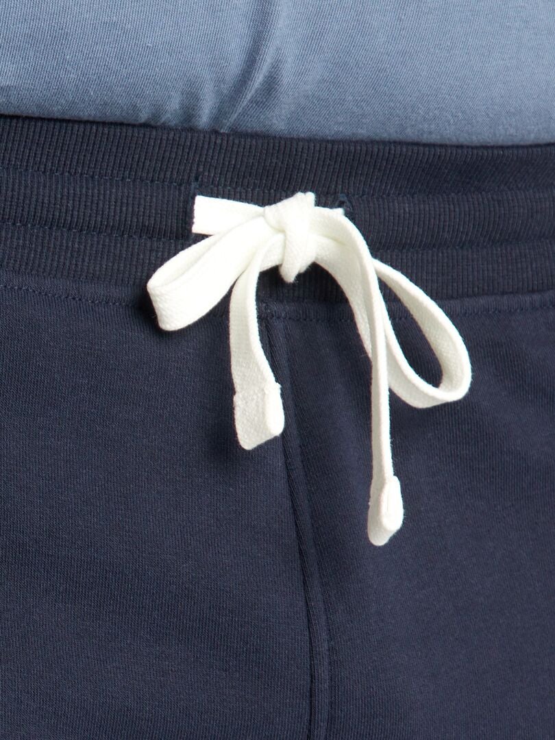 Fleece joggingbroek - BLAUW