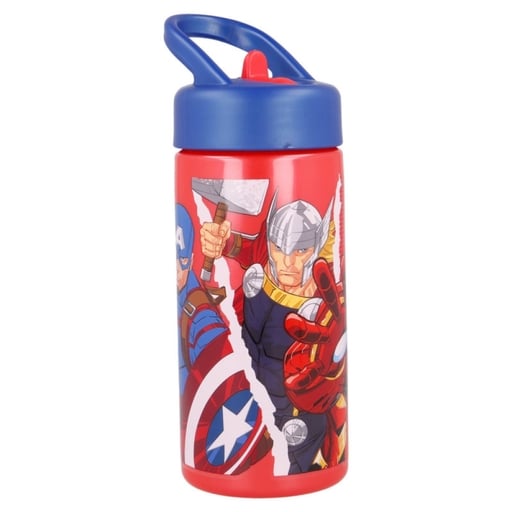 Lahev na vodu Avengers s brčkem 410ml
