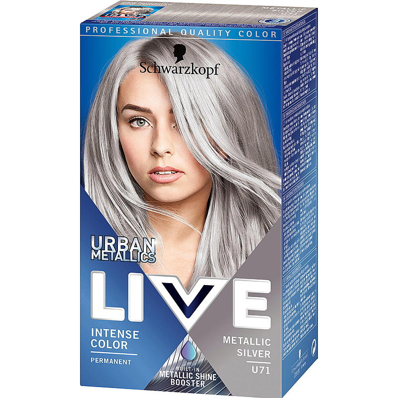 Schwarzkopf Live XXL Urban Metallics Plata U71