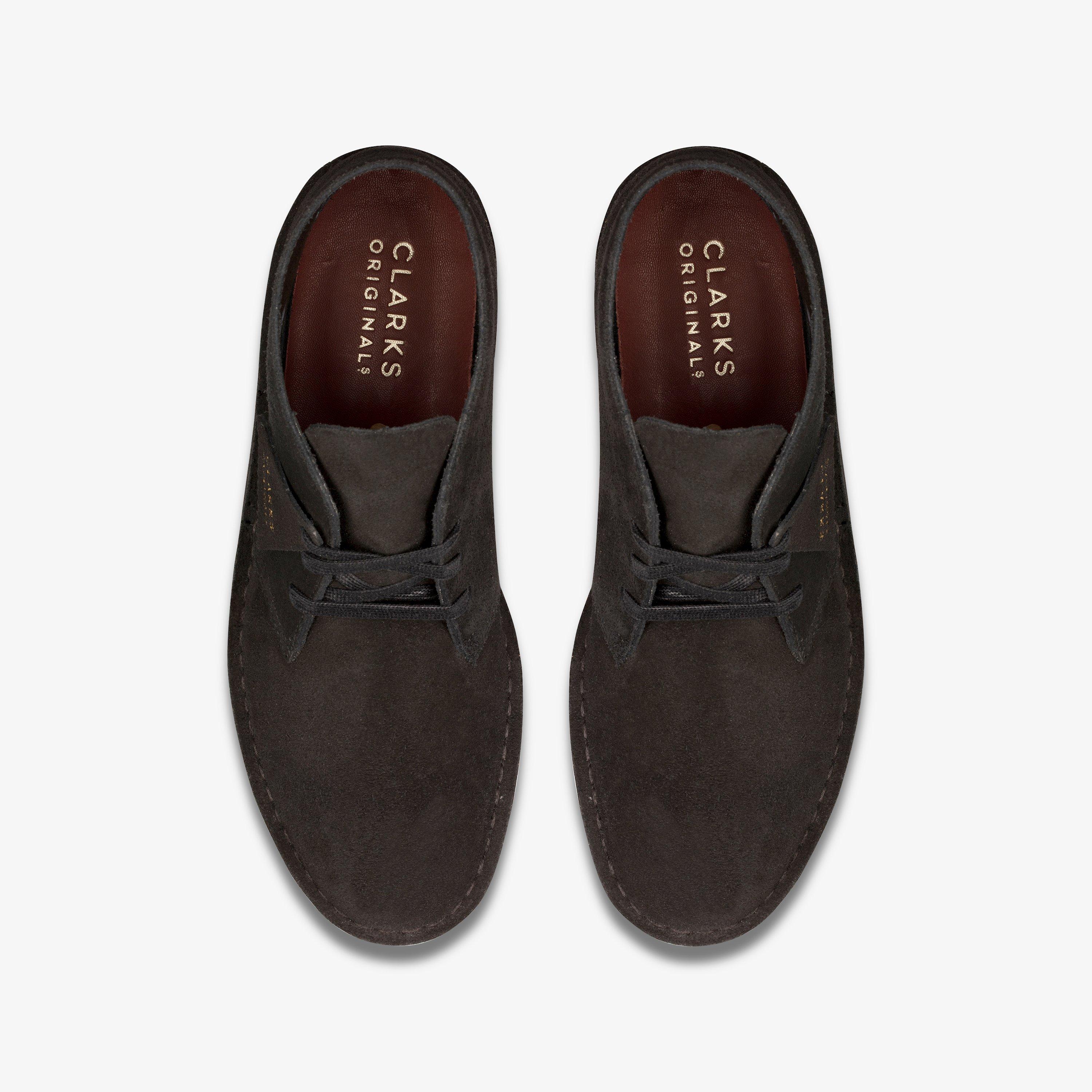 Desert Coal Black Suede