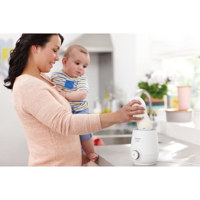 Scaldabiberon elettrico - PHILIPS AVENT - Riscaldamento uniforme - Tecnologia a bagnomaria - Timer - Spegnimento automatico