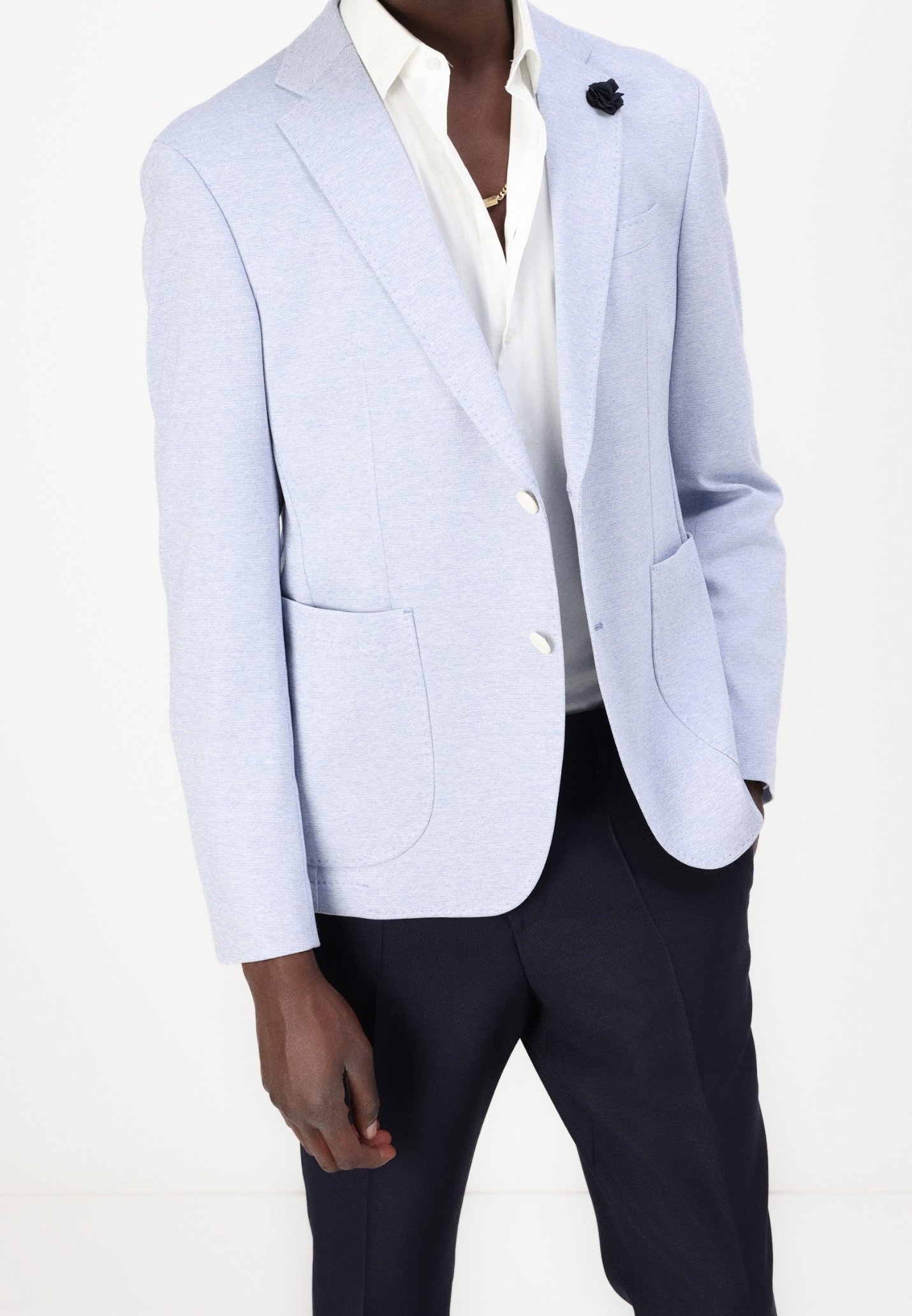 BOSS Anzughose - dunkelblau