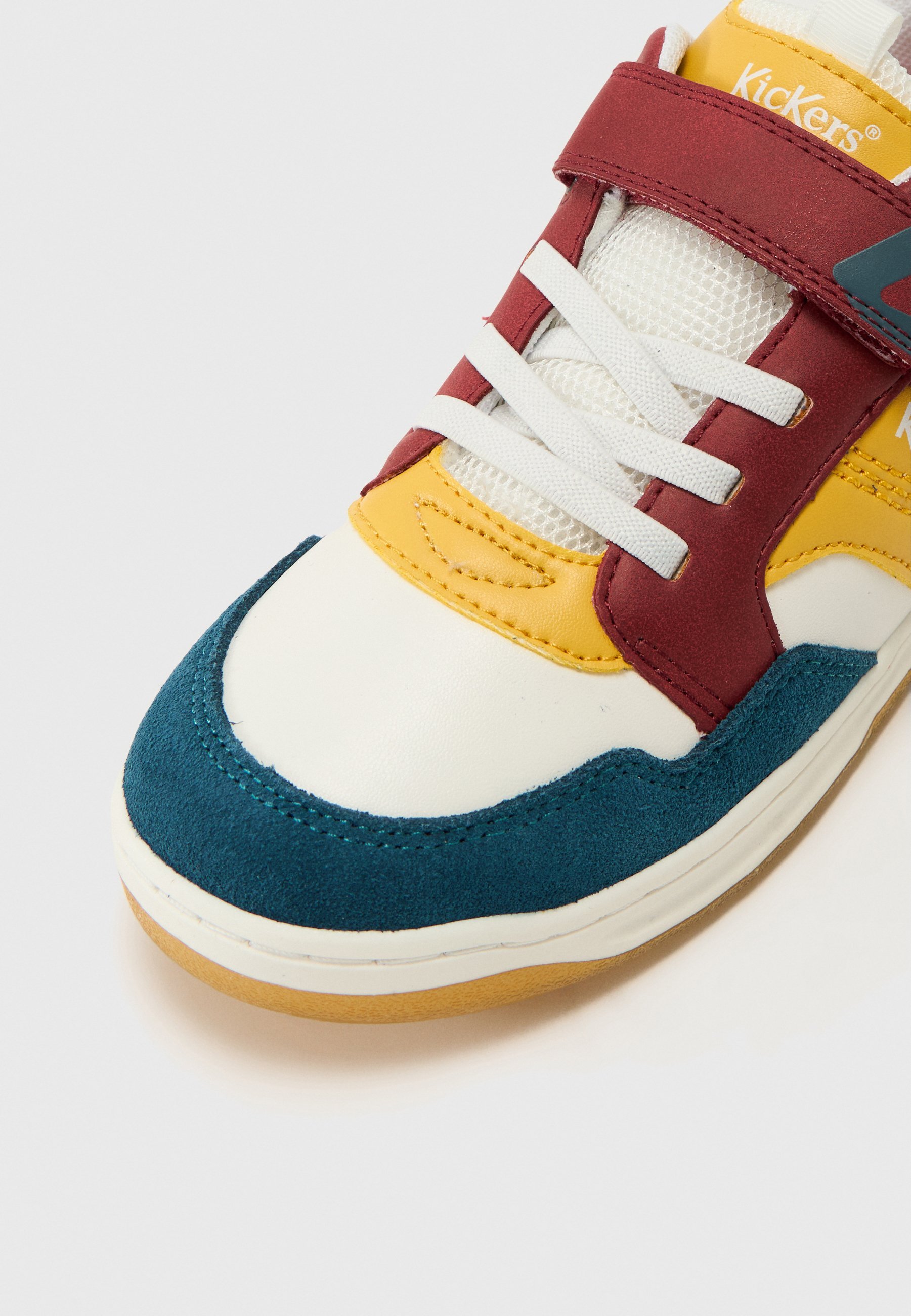 Kickers KICKARTING UNISEX - Sneakers laag - blanc/bordeaux/blauw