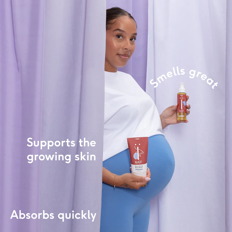 Bálsamo Nutritivo para Barriga Naif Mom, antiestrias para o corpo