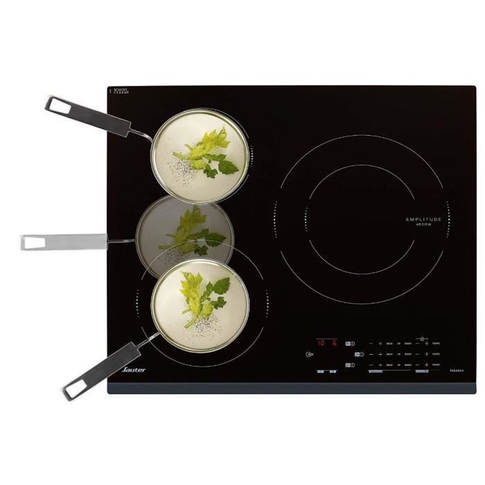 Inductiekookplaat - SAUTER - SPI4360X - 3 branders - Touchbediening - 4 kW