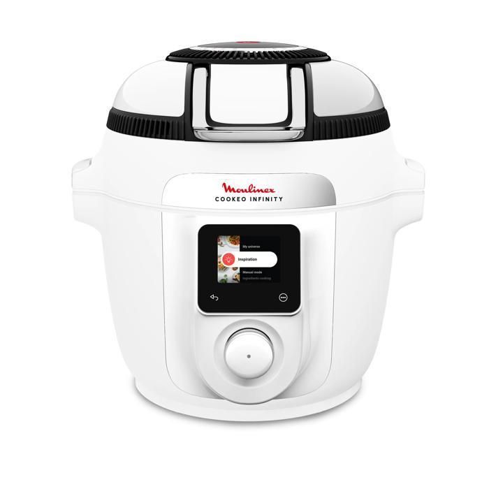 Moulinex Cookeo Infinity, freidora de aire + olla a presión, sin cuchilla mezcladora, 16 programas
