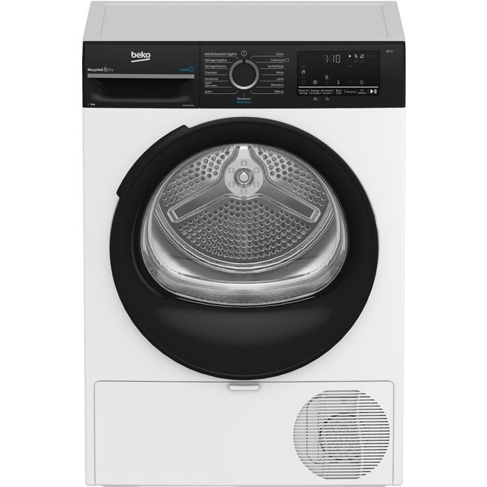 Secadora de roupa com bomba de calor BEKO D43H29493W de 9 kg com tecnologia SteamCure