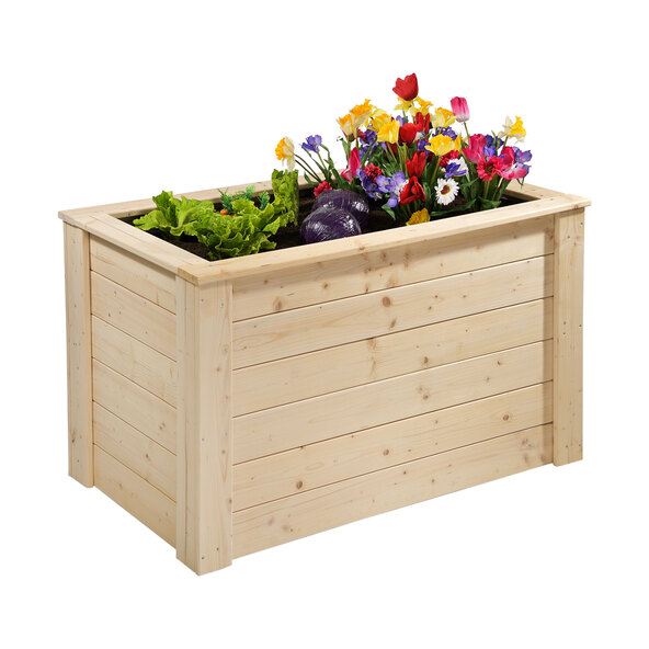 Set de început pentru straturi de grădină înălțate, lemn