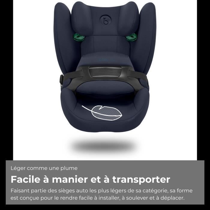 Silla de coche Cybex Pallas B i-Size CBX - 76 a 150 cm - 9 a 50 kg - 15 meses a 12 años - Azul marino Blue Moon