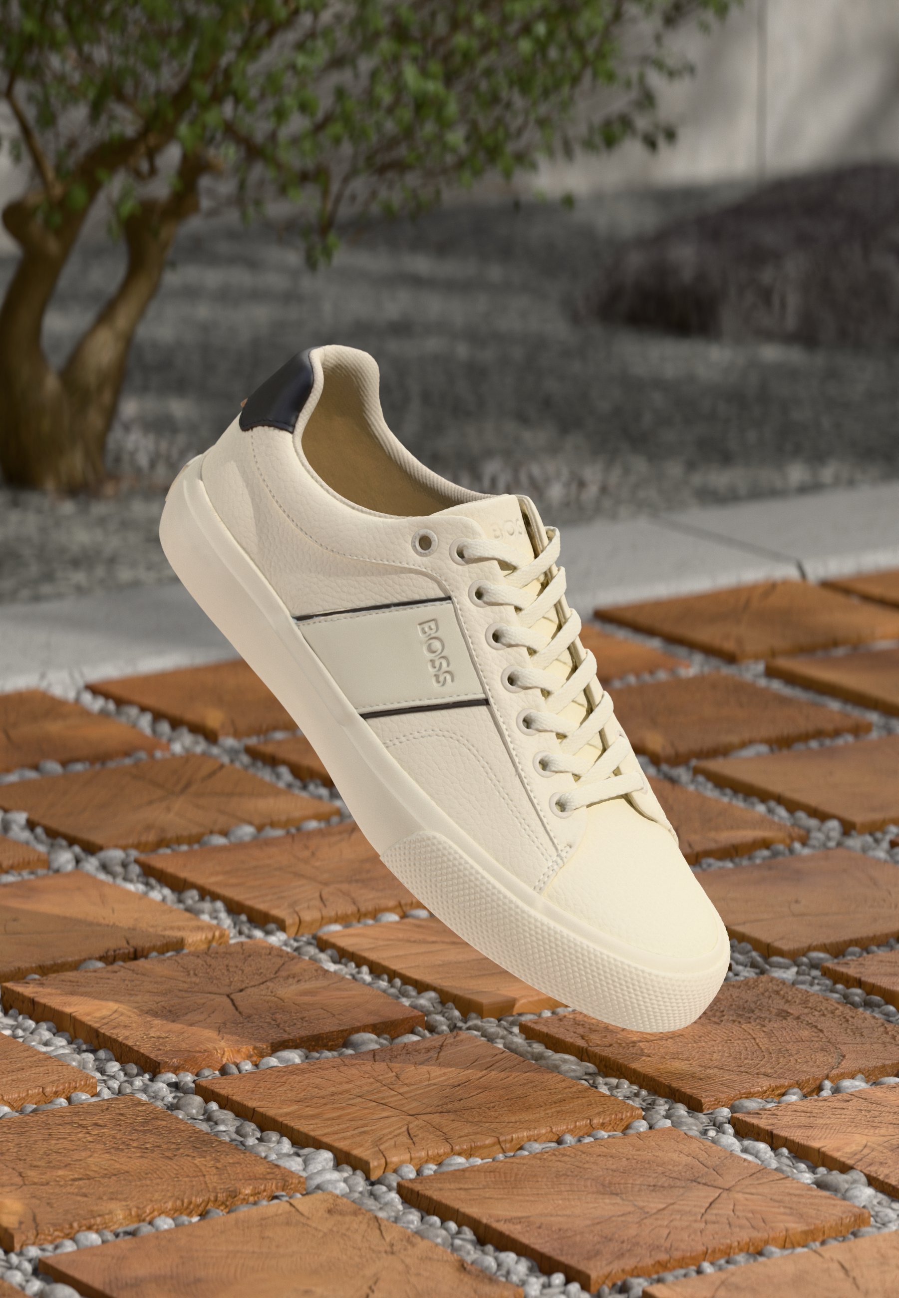 BOSS AIDEN - Trainers - natuurlijk