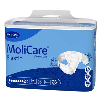 Molicare-inkontinenssivaipat 9 tippaa, joustavat, M, 26 kpl, 26 kpl
