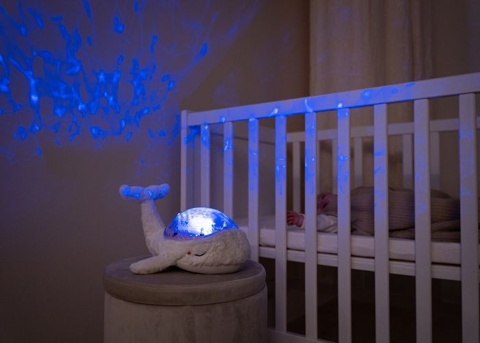 Cloud b - Luz nocturna recargable con forma de ballena tranquila blanca - BTL DIFFUSION