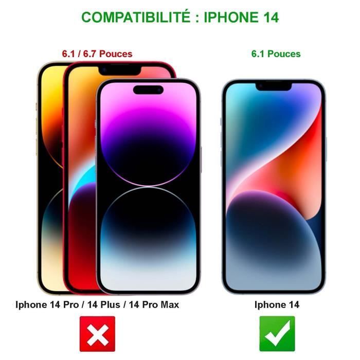Tikawi x2 gehard glazen schermbeschermers voor iPhone 14 (6,1
