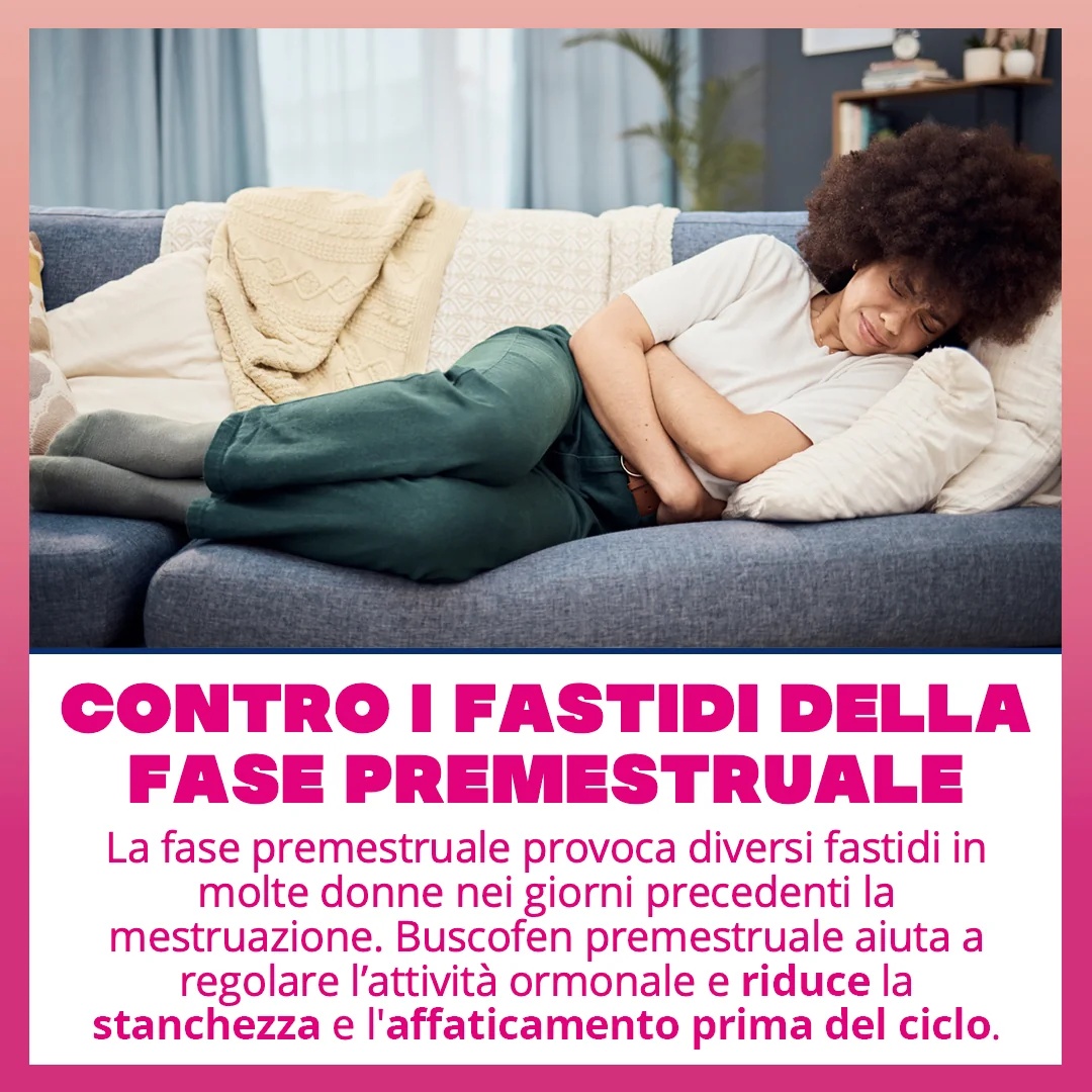 BUSCOFEN Buscofen Prémenstruel 15 comprimés effervescents, complément alimentaire pour les femmes pendant le cycle menstruel