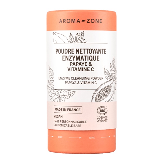 Polvere detergente enzimatica alla papaya e vitamina C