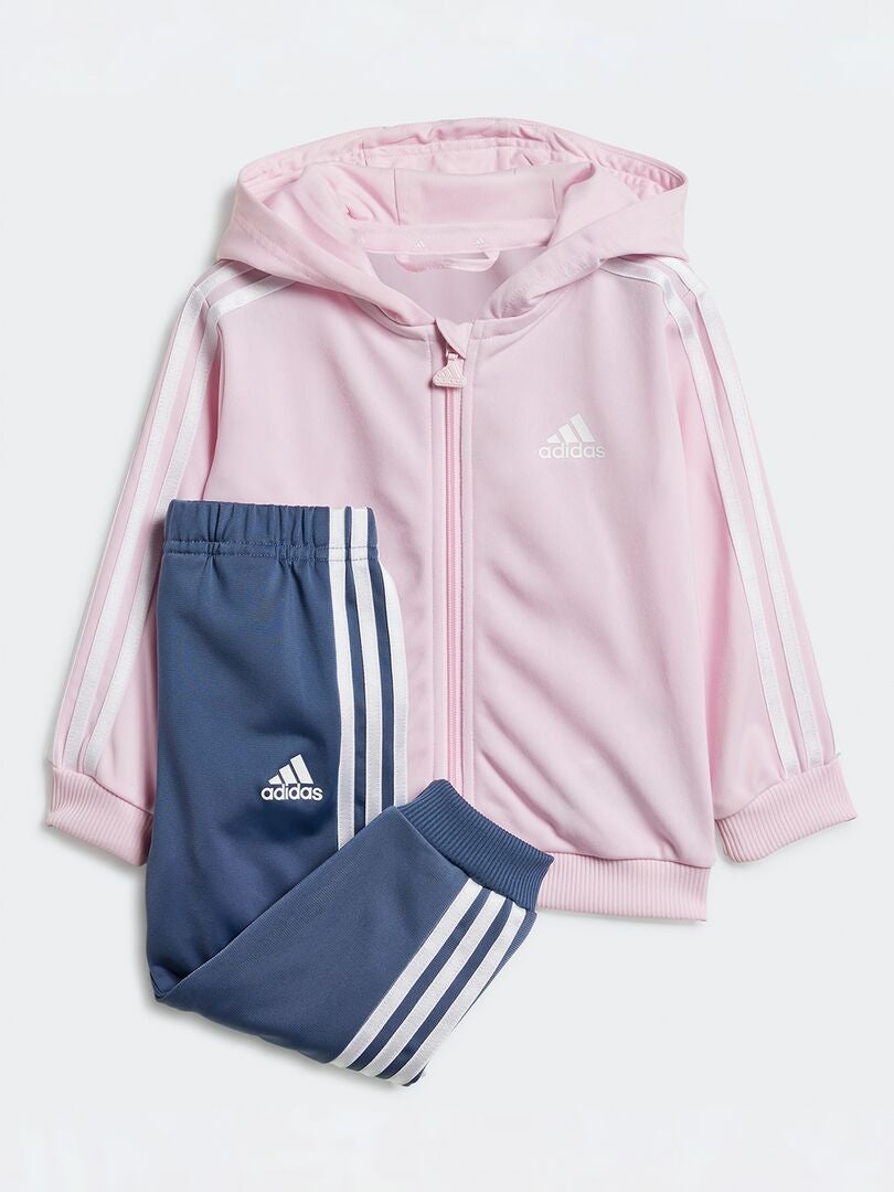 Conjunto de moletom e calça adidas de duas peças - ROSA