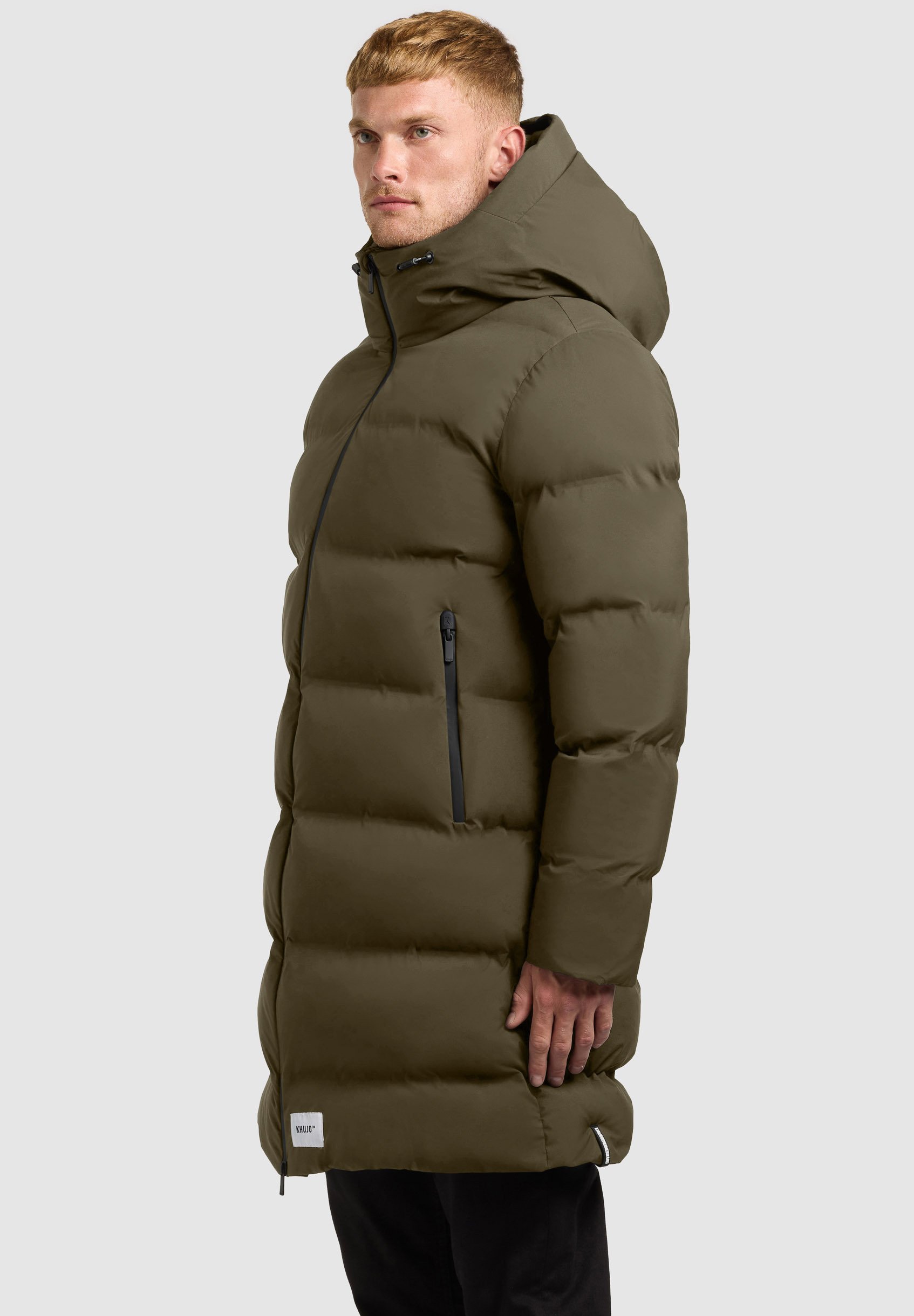 khujo CAIUS3 - Manteau d'hiver - vert mousse clair