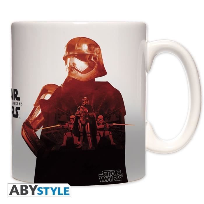 Taza de Star Wars - 460 ml - Kylo Ren y Phasma - con caja - Estilo ABY