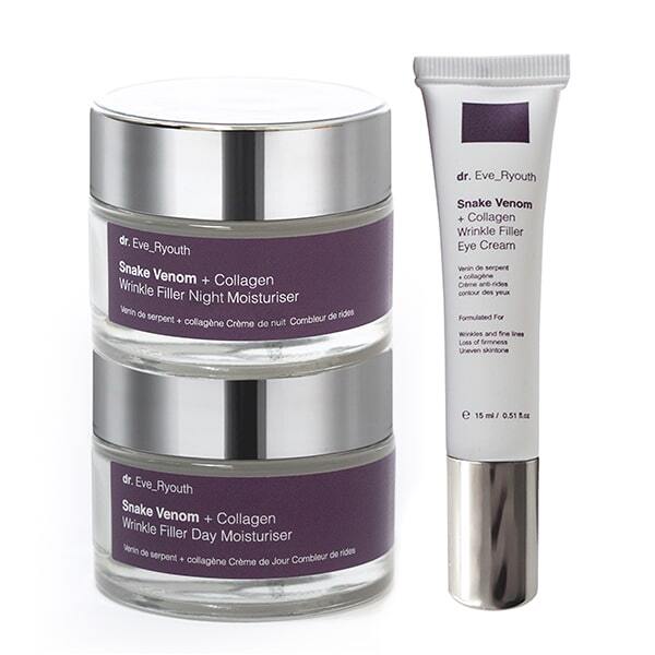 Creme para os olhos com preenchimento de veneno de cobra Dr. Eve_Ryouth, para uso diurno e noturno.