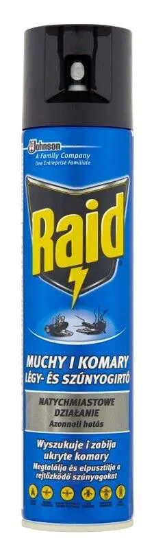 Raid Aerozol Niebieski Na Latające Owady