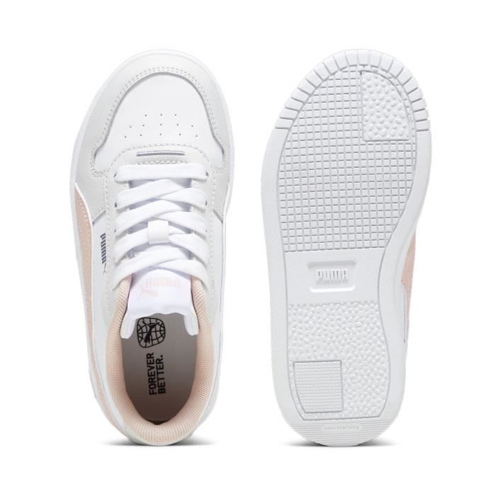 Sneakers Puma Carina Street PS da ragazza - rosa cipria/grigio piuma