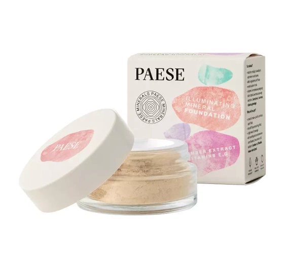 Paese Minerals rozświetlający podkład mineralny 202W Natural 7 g