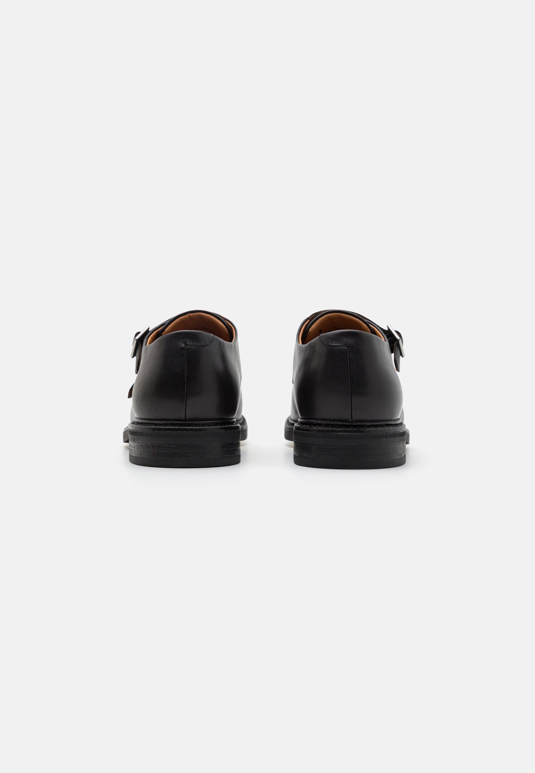 ASHER MONK STRAP - Elegantní nazouvací boty - black