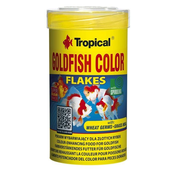 Mangime per pesci - TROPICALE - K-054-1 - Granuli - 100 ml - Colorante per pesci rossi e koi