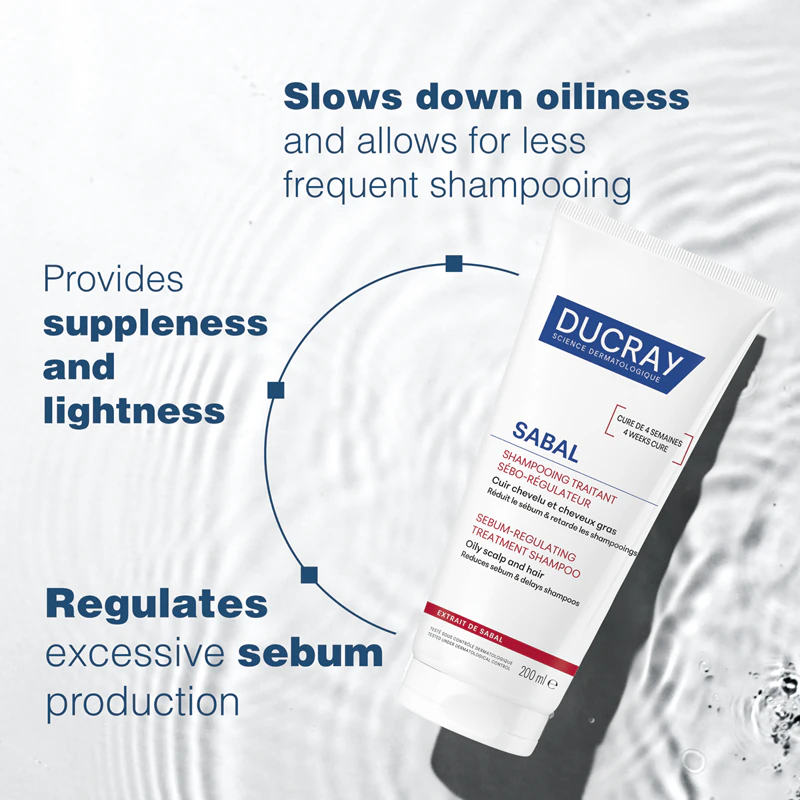 Ducray Sabal voedende shampoo voor talgregulatie