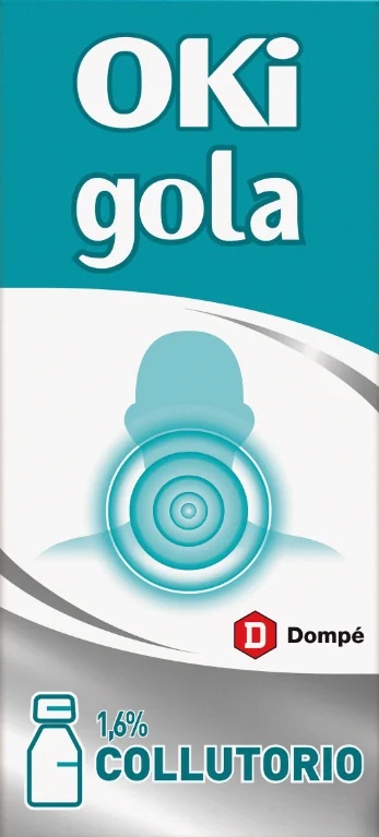 OKI Oki Gola enxaguante bucal 1,6% 150 ml anti-inflamatório