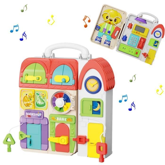 Jouets d'apprentissage - Marque - Modèle - Développement précoce - Sons et lumières - Blanc
