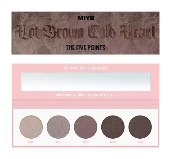 Miyo Five Points paleta 5 cieni do powiek 09