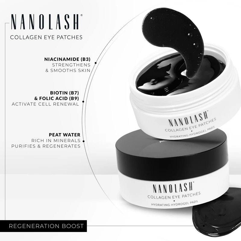 Kolagénové očné gélové vankúšiky Nanolash Collagen proti starnutiu